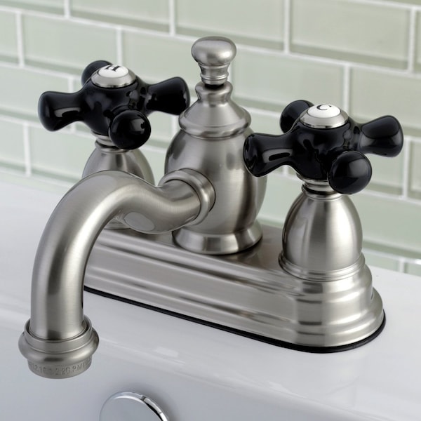 KS7108PKX 4 Centerset Bathroom Faucet, Brushed Nickel